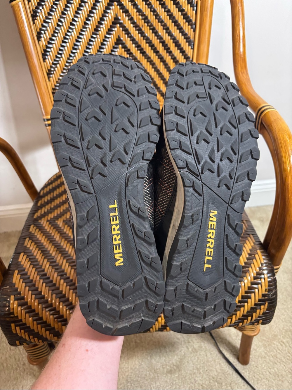 Merrell Fly Strike Trail Running Shoes Outdoors Hiking Sz 14 - Picture 6 of 8